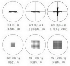 利用測微目鏡和物鏡測微尺對觀察標本進行測量，利用十字分劃目鏡與精密移動平臺進行精密測量